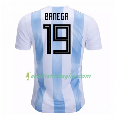 Divisa di Calcio Argentina Banega 19 Prima Mondiali 2018